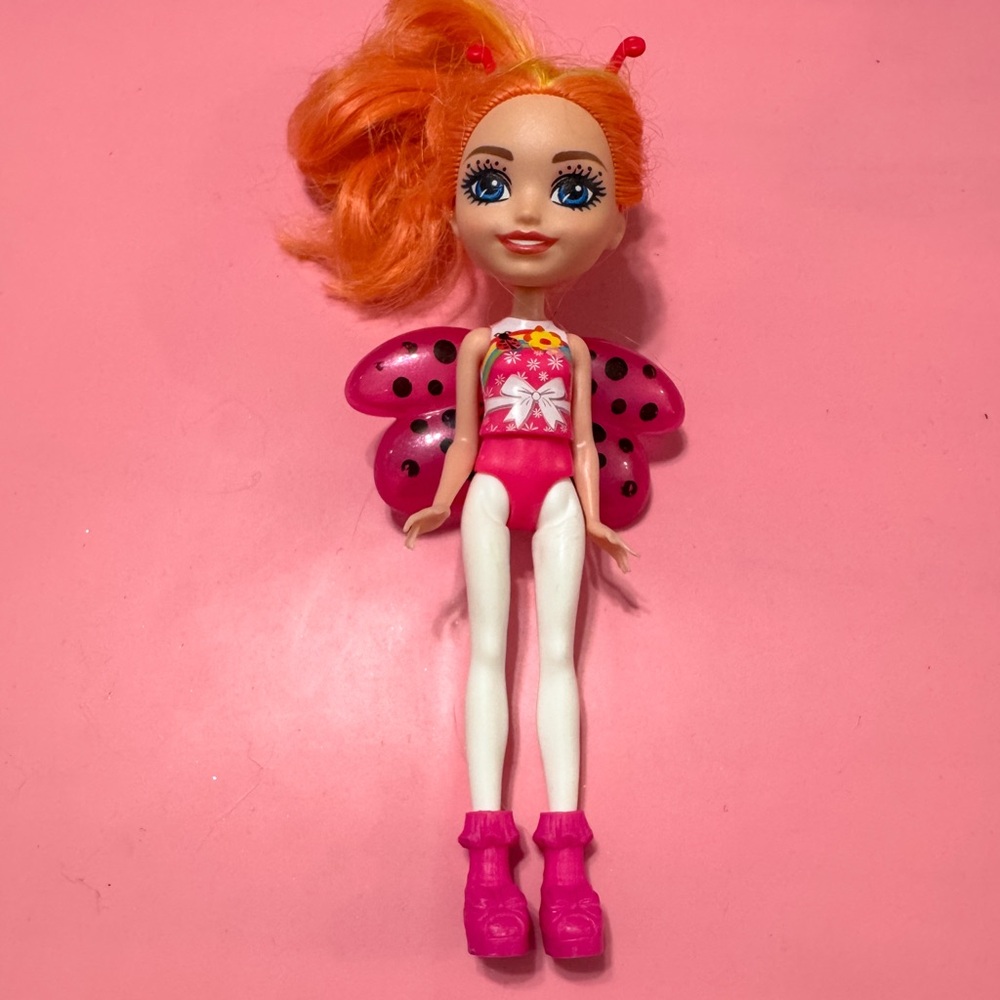 3/$15 Enchantimal Ladonna Ladybug 2016 Vintage Doll 7”